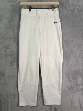 Nike White Youth Baseball Pants Size XL Waist 28”